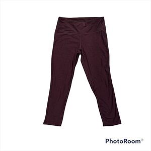 New Balance Maroon Leggings Size Small